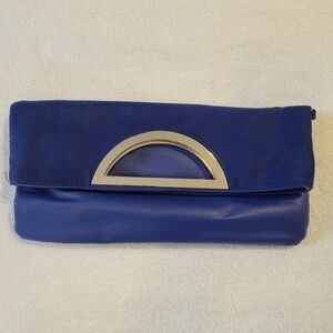Aldo "Charming Charlie" Blue Faux Leather Clutch